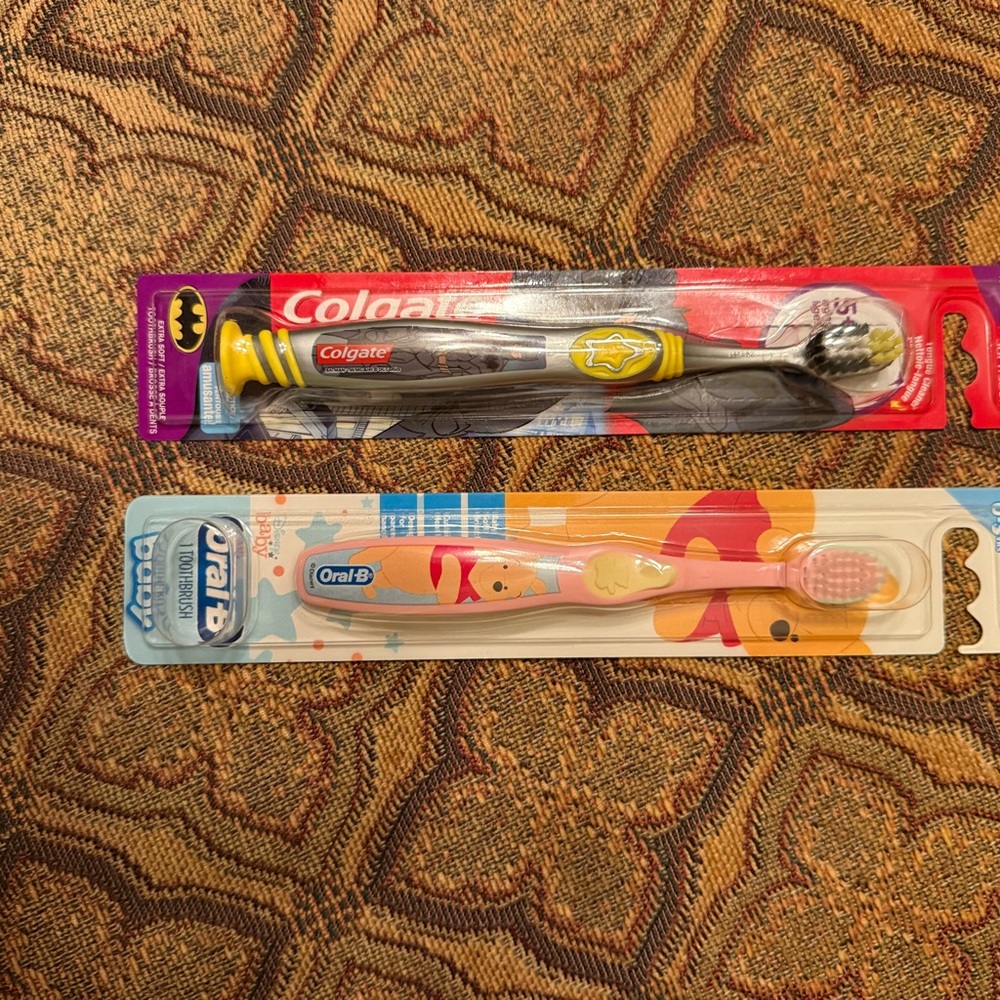 Kids Batman Toothbrush - Yellow and Black